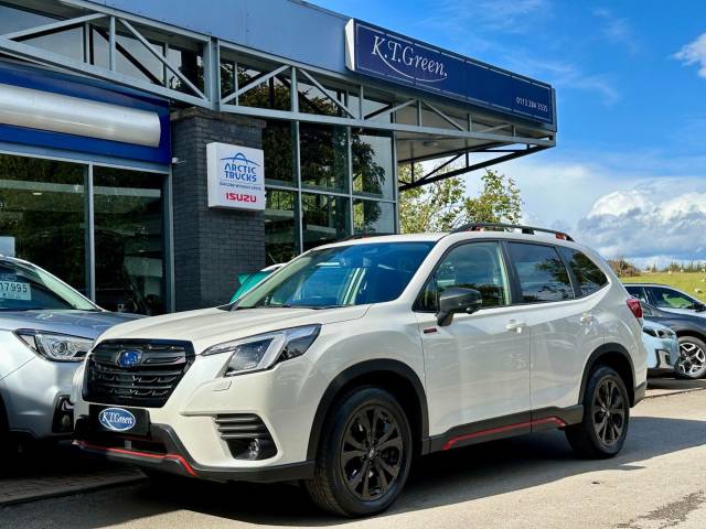 Subaru Forester 2.0 i e-Boxer Sport SUV 5dr Petrol Hybrid Lineartronic 4WD Euro 6 (s/s) (150 ps) SUV Hybrid WHITE