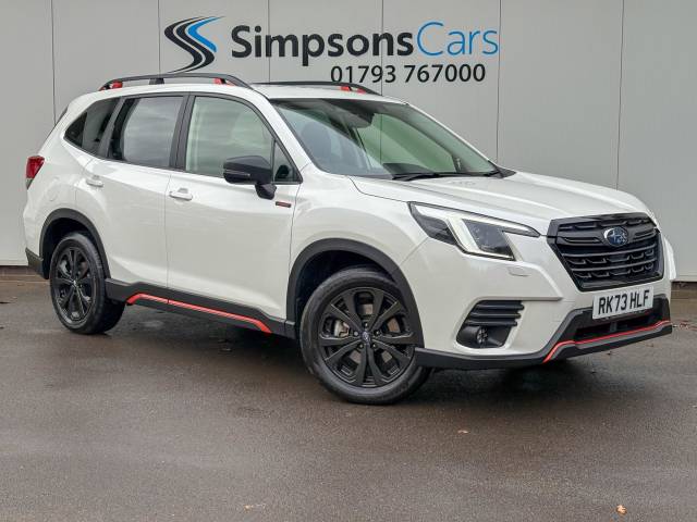 Subaru Forester 2.0i e-Boxer Sport 5dr Lineartronic Estate Petrol/Electric Hybrid WHITE