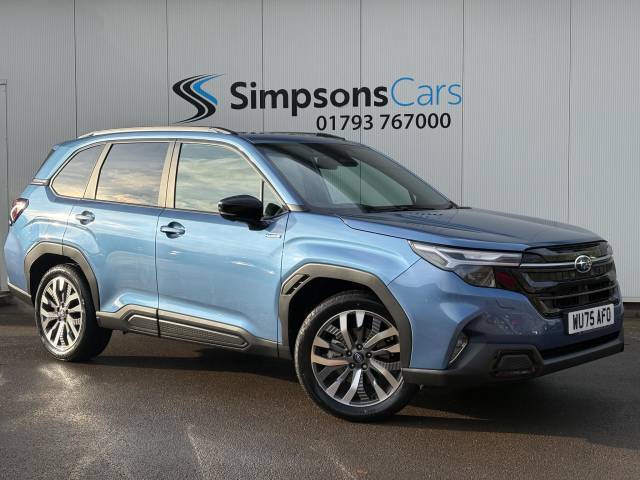 Subaru Forester 2.0 i e-Boxer Touring SUV 5dr Petrol Hybrid Lineartronic 4WD Euro 6 (s/s) (136 ps) SUV Hybrid Horizon Blue