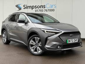 SUBARU SOLTERRA at Subaru UVL Coleshill