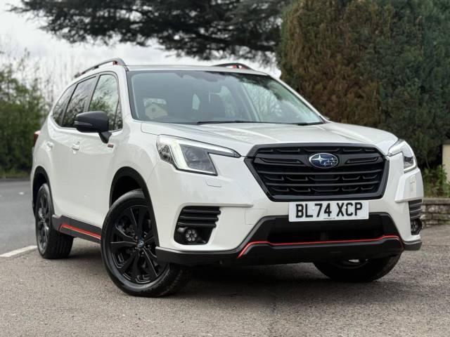 Subaru Forester 2.0i e-Boxer Sport 5dr Lineartronic Estate Petrol/Electric Hybrid WHITE