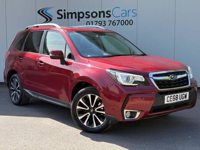 Subaru Forester 2.0 XT 5dr Lineartronic Estate Petrol RED