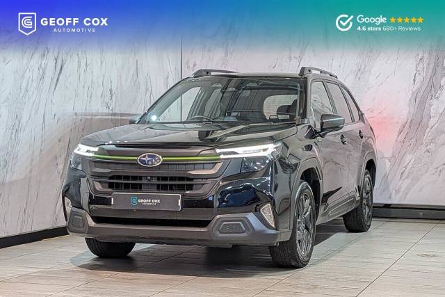 Subaru Forester 2.0 i e-Boxer Field SUV 5dr Petrol Hybrid Lineartronic 4WD Euro 6 (s/s) (136 ps) SUV Hybrid Crystal Black