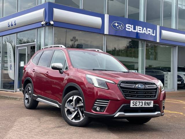 Subaru Forester 2.0i e-Boxer XE Premium 5dr Lineartronic Estate Petrol / Electric Hybrid Red