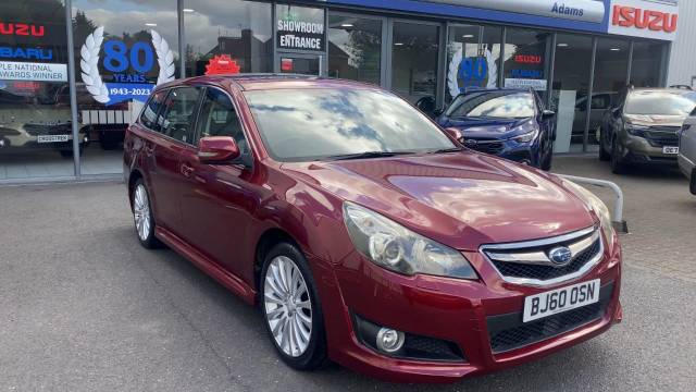 Subaru Legacy 2.5i SE NavPlus 5dr Lineartronic Estate Petrol Camelia Red Pearl