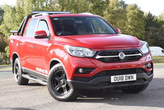 SsangYong Musso 2.2 Double Cab Pick Up Rhino 4dr Auto AWD Pick Up Diesel RED